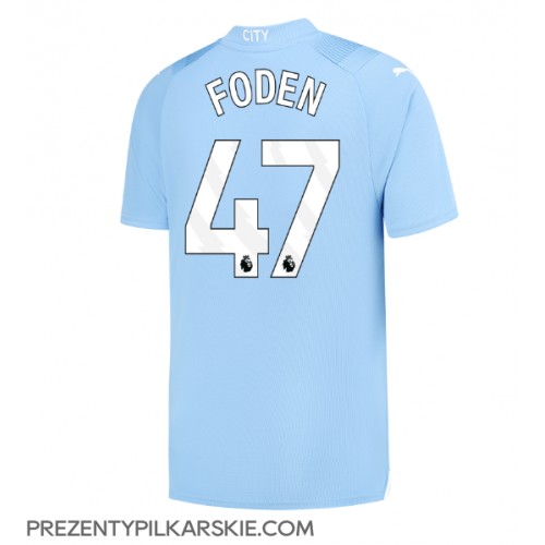 Stroje piłkarskie Manchester City Phil Foden #47 Koszulka Podstawowej 2023-24 Krótki Rękaw